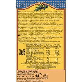 Nicolas Alziari Extra Virgin Olive Oil 16.9 Fl.oz (500ml)