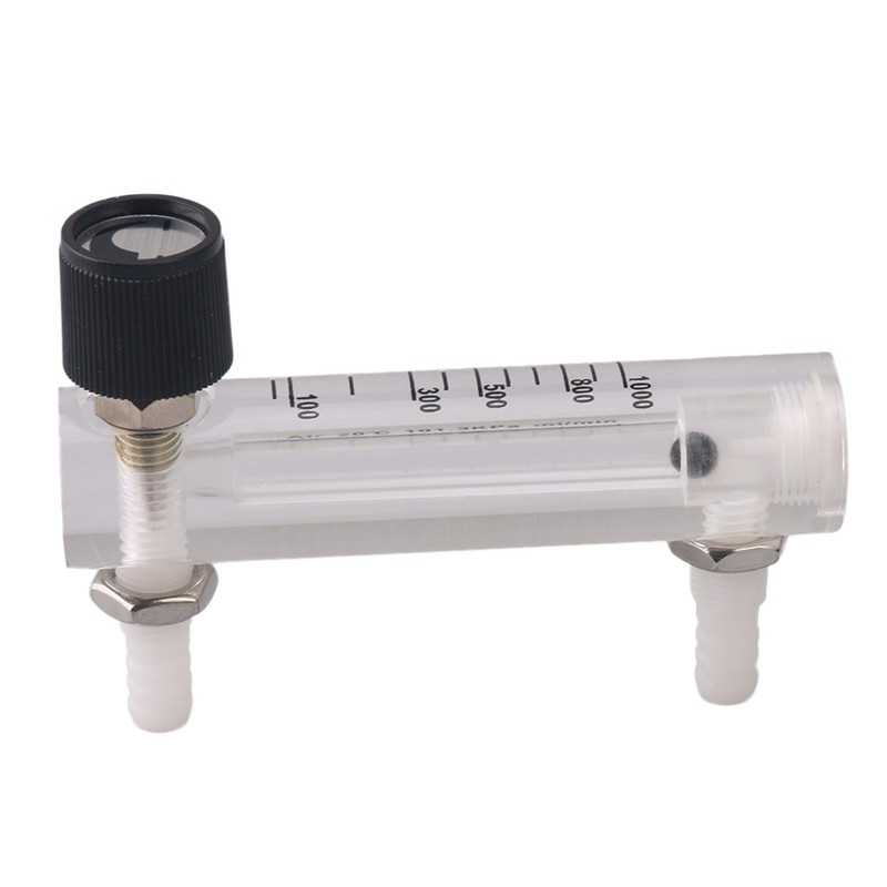 CNBTR 2 Pieces LZM-6 Flow Meter 100-1000ml/min for Oxygen Gas