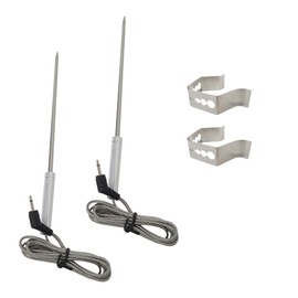 2024 Upgrade 2 Sets 2,5mm Replacement Probes w/Clip for Meat Cooking for Thermopro Thermometers TP04, TP06, TP06S, TP07, TP-07S, TP08, TP-08S, TP09, TP09B, TP-10
