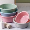Round Plastic Wash Basin Dish,Laundry Hand Wash Bucket,Home Round Plastic