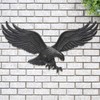 Whitehall Products Decorative Wall Eagle, 36-Inch, Black