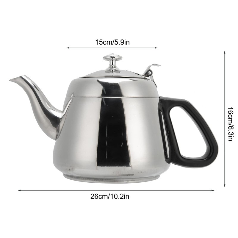 Tea Kettle, Induction Teapot, Tea Kettle with Flute, Stainless Steel