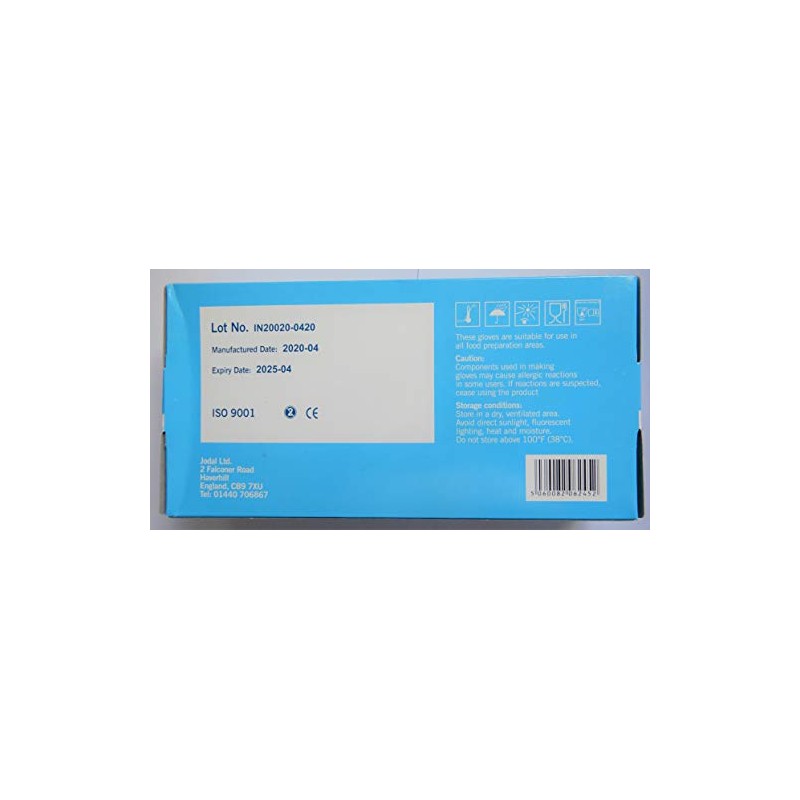 Nitrile powder free blue disposable gloves Medium