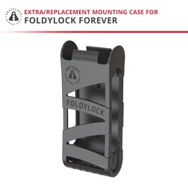 Seatylock FoldyLock Forever Bike Lock Mount Carrying Case - Ultra Lightweight Mounting Bracket Case for FoldyLock Forever Folding Bike Lock - Portable Secure Bicycle Attachment Accessory