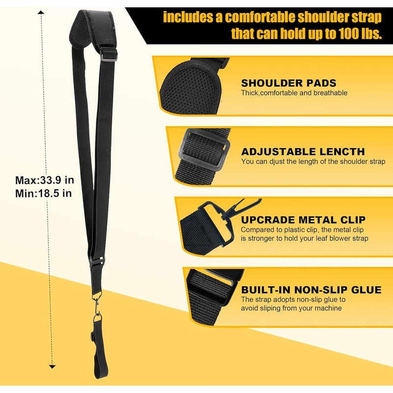 Weed Eater Handle Extension Back Saver, Ergonomic String Trimmer Handle
