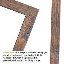 SESEAT Picture Frames Collage, Gallery Wall Frame Set with 11x14 8x10 5x7 4x6 Frames in Brown Finishes, Set of 10