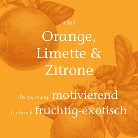 PRIMAVERA Duft Roll-On Gute Laune bio 10 ml - Orange, Limette und Zitrone - Aromaöl, Duftöl, Aromatherapie für unterwegs - motivierend - vegan