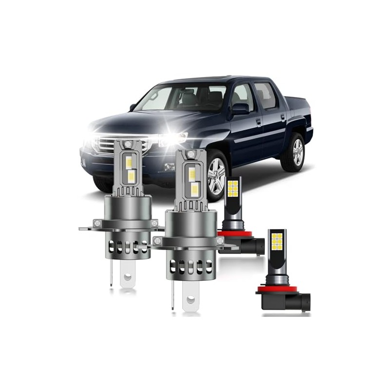 HUOKEDS for Honda Ridgeline 2006-2014 Dual Beam Fog Lights Bulbs