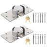 2 Pack Van Door Padlock Keyed Alike Heavy Duty Solid