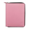 STARHIDE Women RFID Safe Protector Zip Around Genuine Leather Wallet