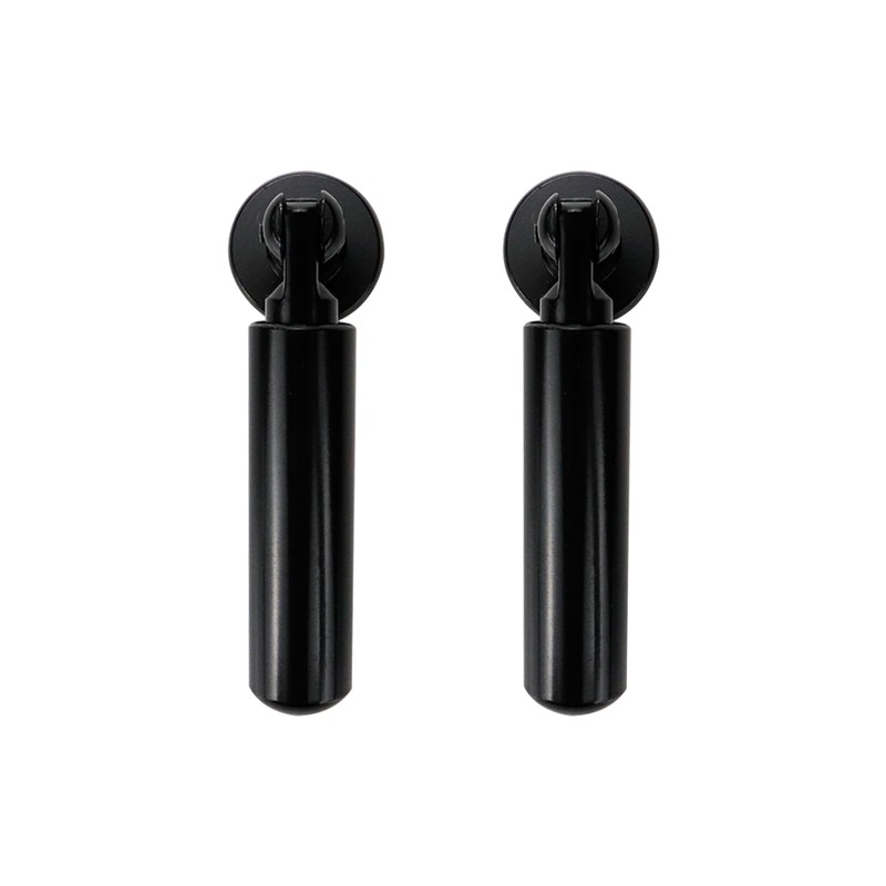 Nicerity Black Wall Mount Curtain Wire Rod Set