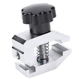 SJJ-01 Push-Pull Force Fixture, 500N High Loading Capacity Stainless Steel Jaw Clamp Thrust Tension Meter Clamp for Tensile Force Tester