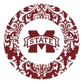 Thirstystone Stoneware Coaster Set, Mississippi State University Pattern