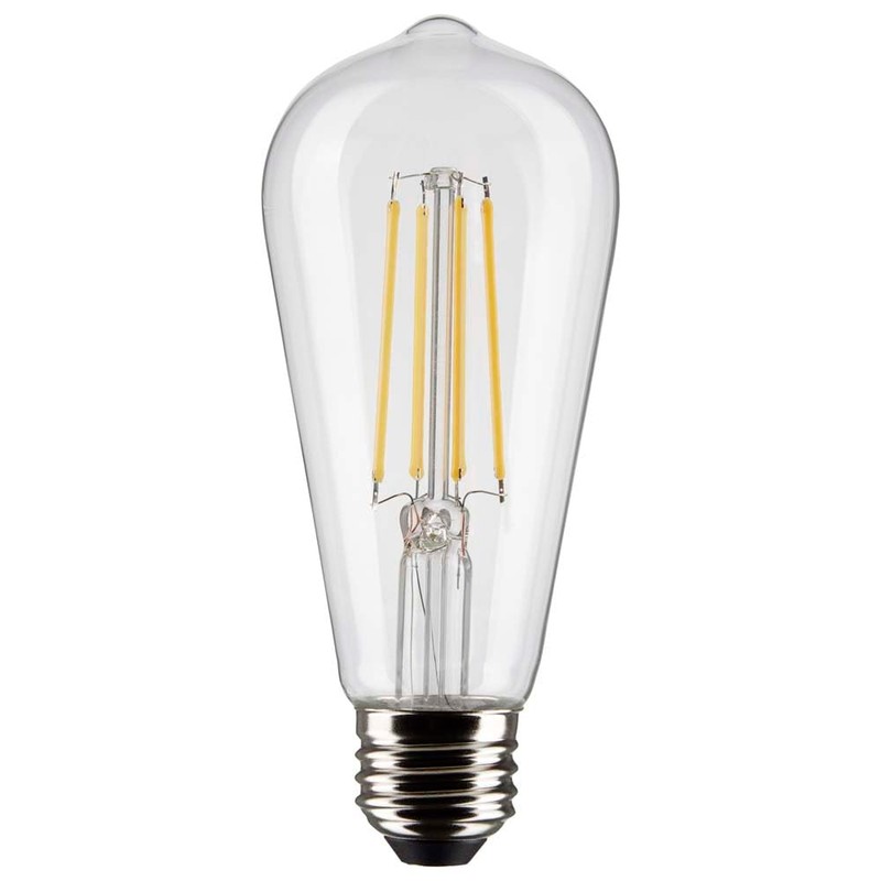 Satco S21364/06 8-Watt LED E26 Light Bulbs, 3000K, 15000 Hour