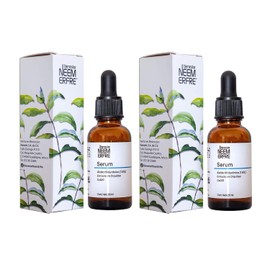 bienestar NEEM ERFRE Serum de Ácido Hialurónico al 1.5% + Coenzima Q10 + Escualano + extracto de orquídea | 93% ingredientes de origen natural | Hidrata y revitaliza tu piel, rápida absorción | 60ml (Paq de 2)