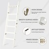 TEAKMAMA 6-Tier Blanket Ladder for Living Room and Bedroom,5.4 Ft
