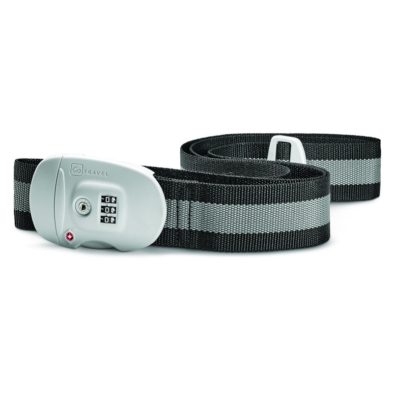 Go Travel TSA Combi Luggage Strap, Black