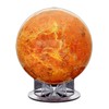 Generic Venus Globe, 12 inches, Orange, Acrylic Base, Celestial Map