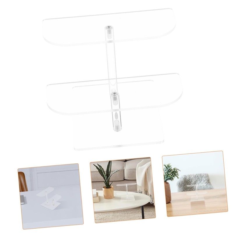 CHILDWEET Acrylic Multi Display Stand Figures and Sunglasses Storage Shelf