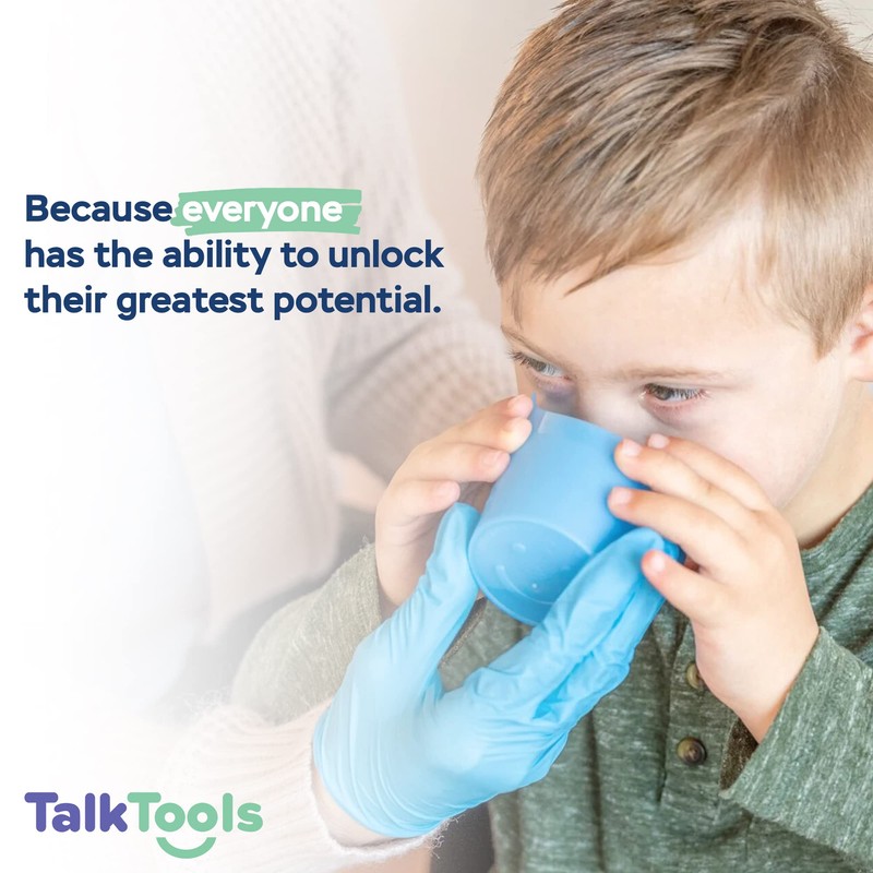 TalkTools® Tazas de entrenamiento de terapia Cut-Out Cups (3 onzas