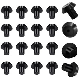 20 Pack WB2K101 Rubber Feet Range Burner Rubber Grate Feet fit for GE Kenmore Hot-point Range Burner Grate, Gas Stove Top Grate Feet Cooktop Burner Grates Replaces WB02T10461 AP2622260 PS241358