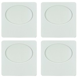 Sunlite 40851 Slim Fluorescent Glow Oval Nightlight, Soft Glow, Low Energy Consumption, for Bathrooms, Hallways, Bedrooms, Kitchens, UL Listed, 4-Pack