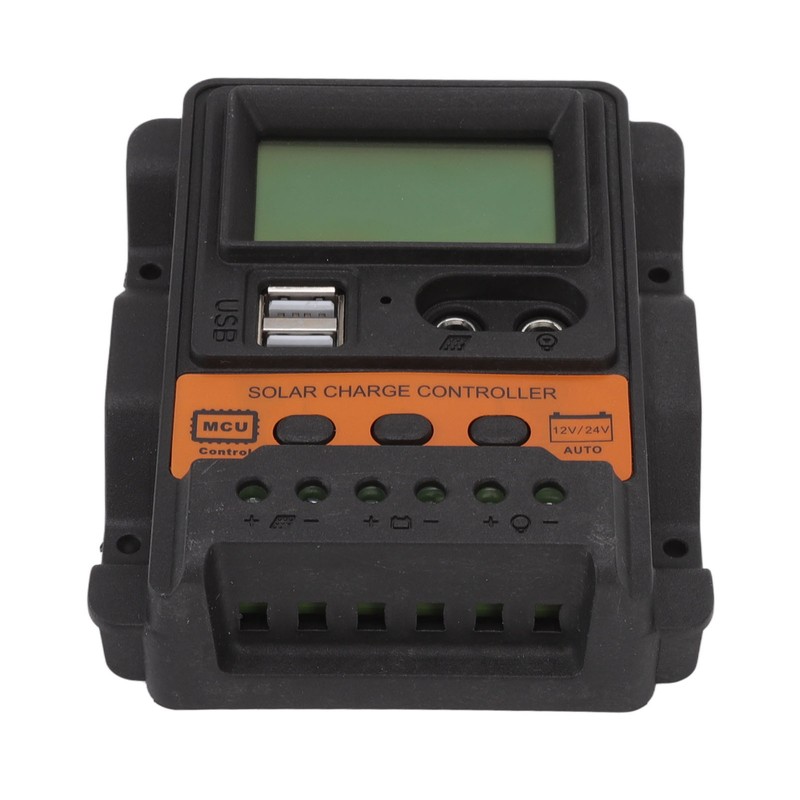 12V 24V Dual USB Solar Charge Controller PWM Photovoltaic Solar