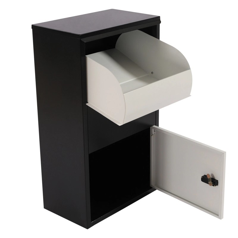 Unbranded Wall Mount Locking Drop Box Steel Mailbox for Rent