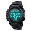 Timever Digital Wrist Watch, Men's, Waterproof, w/Stopwatch, LED, Running Watch,