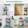 Binecer Corner Shower Caddy Standing, 3 Tier Shower Organizer Stand