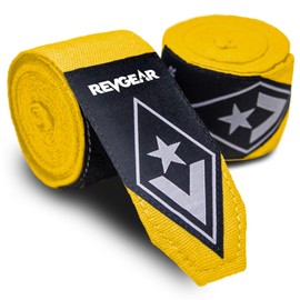 Revgear Elastic Handwraps (Yellow, 180-Inch)