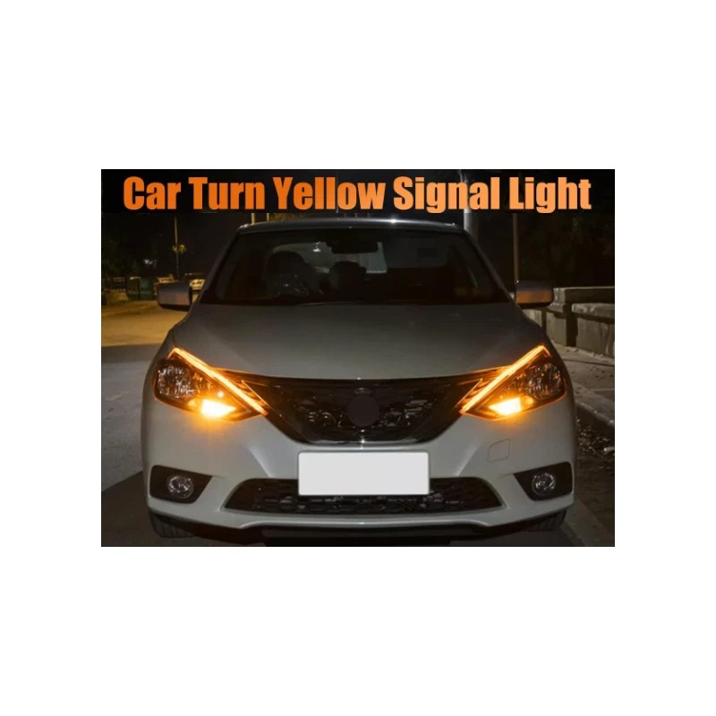 xglow 2x 24" DRL LED Headlight Strip Daytime Running and