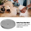 10Pcs Reusable 304 Stainless Steel Filter Mesh for 1000mm Coffee
