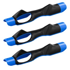 4pcs Golf Grip Trainer, Right Hand Lightweight Swing Training Aid Golf Club Grips with Anti-Slip Wrist Support for Correct Hand Position & Grasp