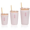 Reusable Insulated Neoprene Iced Coffee Cup Sleeve, Durable Drink Sleeve