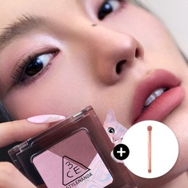 3CE 쓰리씨이 3CE 컬러 그리드 아이섀도우 (증)컬러 그리드 듀얼 브러쉬 3CE Color Grid Eyeshadow (Bonus) Color Grid Dual Brush