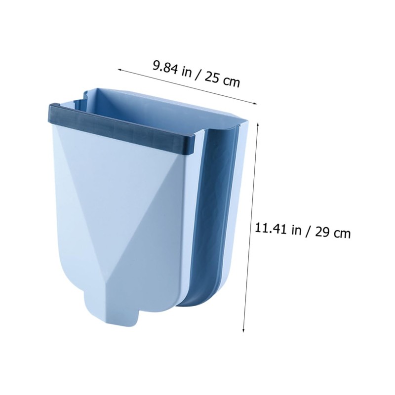 iplusmile Wall Mounted Folding Trash Can Space Saving Waste Container
