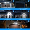 Lazukes Magnetic Solar Lights Outdoor, Motion Sensor Porch RV Light
