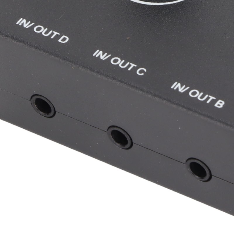 4 Way Stereo Switch, 4 Port Passive Switcher, Audio Input
