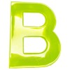 Merriway BH05611 (2 Pcs) Yellow High Visibility Reflective Plastic Stick-On