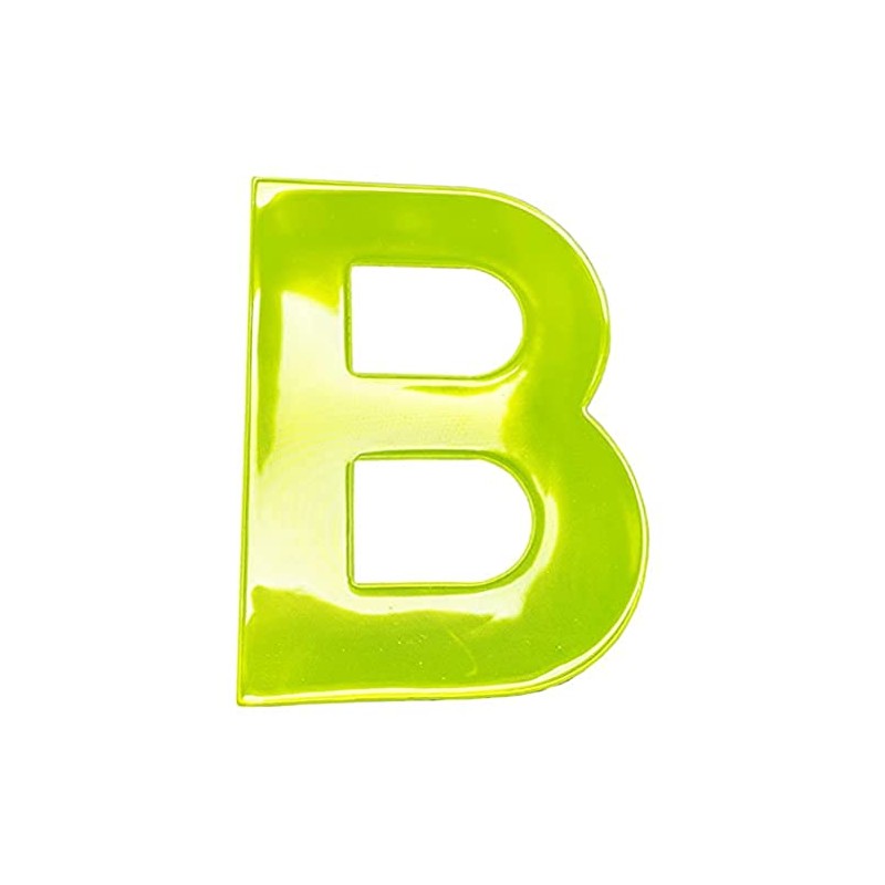 Merriway BH05611 (2 Pcs) Yellow High Visibility Reflective Plastic Stick-On