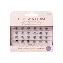KISS The New Natural Trio Lashes False Eyelashes Clusters 02, 24 Wisps
