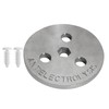 Weighted Pool Skimmer Plate, Zinc Anode for Pool, Equipment Accessories
