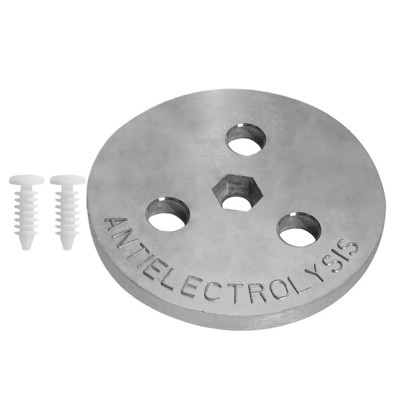 Weighted Pool Skimmer Plate, Zinc Anode for Pool, Equipment Accessories