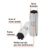Truper D-1219-ML, Dado largos de 6 puntas mm, 19 mm,