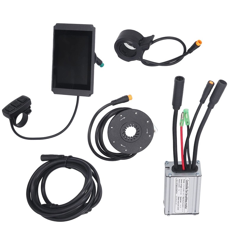 15A Electric Bike Controller Kit Waterproof LCD8H Meter Bicycle Conversion