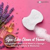 Spongeables Pedi Scrub Foot Exfoliating 20+ Wash Sponge, Lavender, 1
