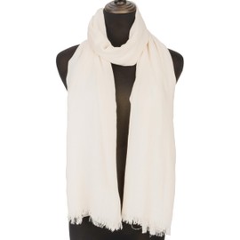 INOGIH Large Long Lightweight Cotton Linen Shawl Wrap for Women - Soft Breathable Four Season Scarf Shawl Beach Gauze 75”×40”