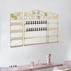 3PCS Wall Mounted Nail Polish Storage Racks, Metal Display Rack