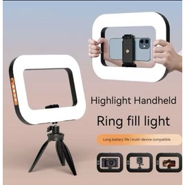 Universal Handheld Ring LED Rechargeable Portable Phone Live Broadcast Photography Desktop
